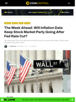 The Week Ahead: Will Inflation Data Keep Stock Market Party Going After Fed Rate Cut? - CoinCentral