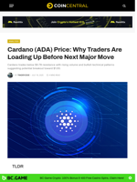 Cardano (ADA) Price: Why Traders Are Loading Up Before Next Major Move - CoinCentral