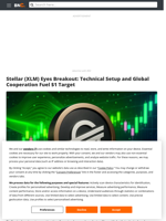 Stellar (XLM) Eyes Breakout: Technical Setup and Global Cooperation Fuel $1 Target - Brave New Coin