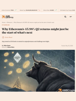 Why Ethereum's 45.98% Q2 returns might just be the start of what's next - AMBCrypto