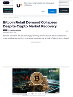 Bitcoin Retail Demand Collapses Despite Crypto Market Recovery - U.Today