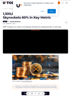 1,300,000,000 in 24 Hours: XRP Skyrockets 60% in Key Metric