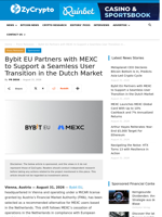 Bybit EU Partners with MEXC to Support a Seamless User Transition in the Dutch Market