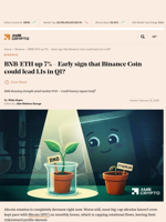 BNB/ETH up 7% - Early sign that Binance Coin could lead L1s in Q1? - AMBCrypto