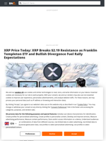 XRP Price Today: XRP Breaks $2.19 Resistance as Franklin Templeton ETF and Bullish Divergence Fuel Rally Expectations - Brave New Coin