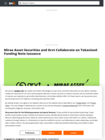 Mirae Asset Securities and Grvt Collaborate on Tokenised Funding Note Issuance - Brave New Coin