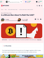 Is a Bitcoin Ban About to Rekt the UAE? - 99Bitcoins