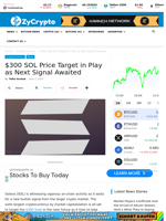 $300 SOL Price Target in Play as Next Signal Awaited ⋆ ZyCrypto