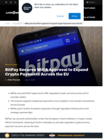BitPay Secures MiCA Approval for EU Crypto Payments.