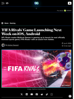 'FIFA Rivals' Game Launching Next Week on iOS, Android - Decrypt