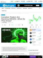 Canadian Traders Are Stacking iDEGEN—What Do They Know?