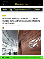 Goldman Sachs (GS) Stock: Q3 Profit Surges 39% as Dealmaking and Trading Drive Growth