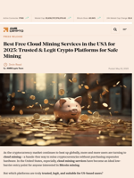 Best Free Cloud Mining Services in the USA for 2025: Trusted & Legit Crypto Platforms for Safe Mining - AMBCrypto