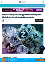 Will Bitcoin Impede Or Support Altcoin Rally? On-Chain Data Signals Market Uncertainty