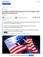 US Crypto Policy Shifts With New SEC and CFTC Collaboration