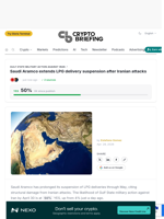 Saudi Aramco extends LPG delivery suspension after Iranian attacks