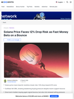 Solana Price Risks 12% Drop as Speculative Money Enters