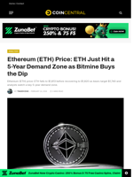 Ethereum (ETH) Price: ETH Just Hit a 5-Year Demand Zone as Bitmine Buys the Dip - CoinCentral