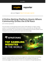 4 Online Betting Platform Giants Where Community Drives the $7M Race