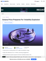 Solana Price Coils for Big Move After 4 Weeks of Consolidation