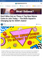 Don’t Miss Out on These 4 Top New Meme Coins to Join Today – The Bulls Squad Is Charging Up for 3650% Gains!
