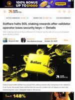 Solflare halts SOL staking rewards after validator operator loses security keys — Details - AMBCrypto