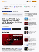 OKX Lists TRXUSD Expiry Perps (X-Perp), Offering MiFID-Compliant Derivative Access to TRX