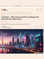 Avalanche - What next for AVAX's roadmap after price hits November lows? - AMBCrypto
