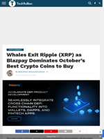 Whales Exit Ripple (XRP) as Blazpay Dominates October’s Best Crypto Coins to Buy  - TechBullion