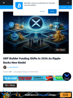 XRP Builder Funding Shifts In 2026 As Ripple Backs New Model