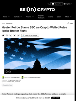 Crypto Mom Hester Peirce Sparks SEC Clash Over Wallet Rules