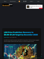 LDO Price Prediction: Recovery to $0.85-$1.20 Target by December 2025 - Blockchain.News