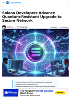 Solana Developers Push Quantum-Resistant Security Upgrade