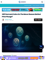 XRP Dormant Coins On The Move: Reason Behind Price Plunge?