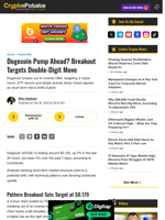 Dogecoin Pump Ahead? Breakout Targets Double-Digit Move