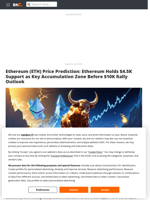 Ethereum (ETH) Price Prediction: Ethereum Holds $4.5K Support as Key Accumulation Zone Before $10K Rally Outlook - Brave New Coin