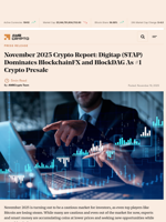 November 2025 Crypto Report: Digitap ($TAP) Dominates BlockchainFX and BlockDAG As #1 Crypto Presale - AMBCrypto