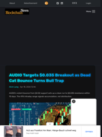 AUDIO Targets $0.035 Breakout as Dead Cat Bounce Turns Bull Trap - Blockchain.News