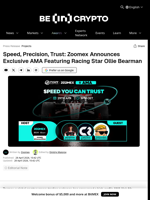 Zoomex Announces Exclusive AMA Featuring Racing Star Ollie Bearman