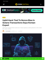 Upbit Hack Tied to Solana Nonce Bias Says South Korean Crypto Expert
