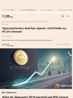 Algorand flashes dual buy signals: ALGO bulls eye $0.20 rebound - AMBCrypto