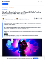 Is SKALE’s Skyrocketing Trading Volume Hiding a Bigger Problem?