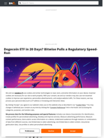Dogecoin ETF in 20 Days? Bitwise Pulls a Regulatory Speed-Run - Brave New Coin