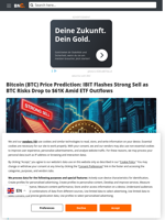 Bitcoin (BTC) Price Prediction: IBIT Flashes Strong Sell as BTC Risks Drop to $61K Amid ETF Outflows