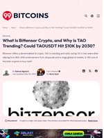Bittensor (TAO) Crypto Trending: Will It Hit $10k In 5 Years?