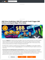 XRP Price Prediction: XRP ETF Launch Could Trigger $8B Inflows and Spark Major Price Rally - Brave New Coin