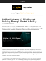 BitMart Releases H1 2026 Report: Building Through Market Volatility