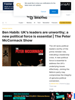 Ben Habib: UK's leaders are unworthy; a new political force is essential | The Peter McCormack Show