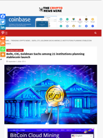 BofA, Citi, Goldman Sachs among 21 institutions planning stablecoin launch - The Crypto News Wire