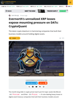 Evernorth Losses Spotlight Digital Asset Treasury Risks